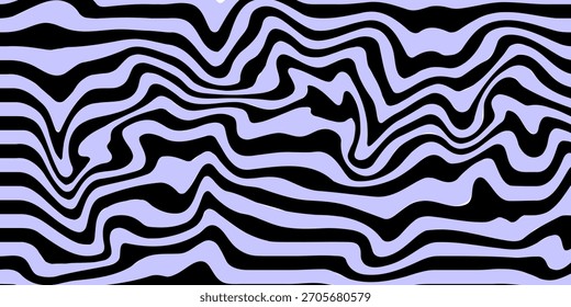 Abstractas fondo Horizontal con ondas de colores. Ilustración vectorial de moda 
