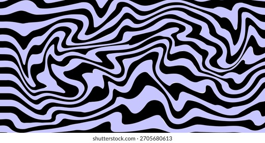 Abstract horizontal background with colorful waves. Trendy vector illustration 