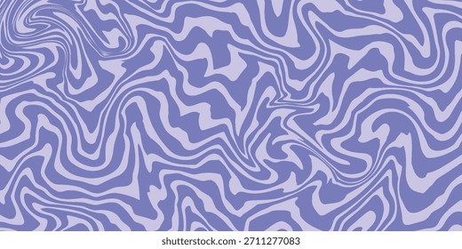 Abstract horizontal  background with colorful waves. Trendy vector illustration in style retro 60s, 70s. 