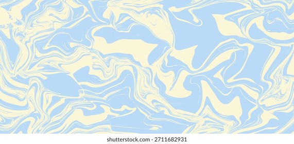 Abstractas fondo Horizontal con ondas de colores. Ilustración vectorial de moda en estilo retro años 60, 70. Colores pastel.eps10