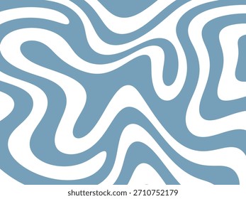 Abstractas fondo Horizontal con líneas onduladas de colores en estilo retro de los años 60 y 70 con colores pastel suaves