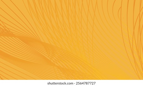 abstract horizontal background with delicate curvy lines