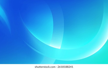 Abstract horizontal background design blue technology style