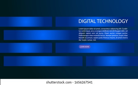 Abstract horizontal background design , User interface for Big data flow processing concept, cloud database, isometric vector, web hosting and server room icons. business and technology concept in database system