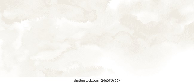 Abstract horizontal background designed with earth tone color watercolor stains. Artistic vector used as being an element in the decorative design of header, card, cover, or banner.