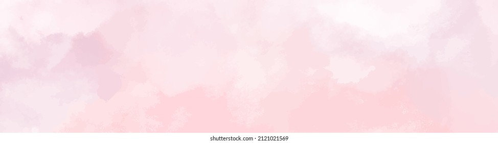 Abstract horizontal background designed with soft tone watercolor stains, Vector illustration