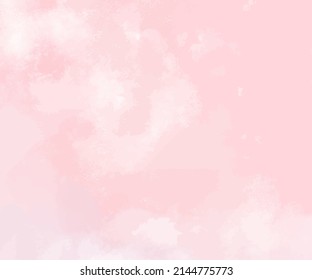 Abstract horizontal background designed with soft tone watercolor stains, Vector illustration