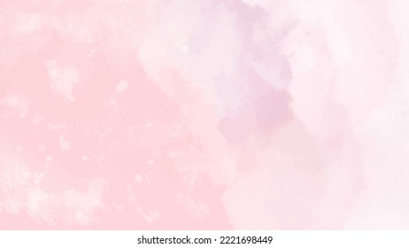 Abstract horizontal background designed with soft tone watercolor stains, Vector illustration