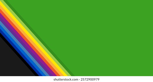 Abstract horizontal background with diagonal colorful lines. Modern brochure backdrop. Vector illustration.
