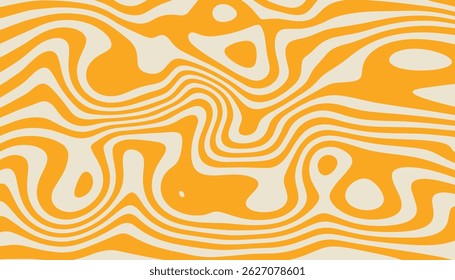 Abstract horizontal background with flowing wavy stripes. Smooth fluid motion creates a modern dynamic look, ideal for web design, banners, presentations, or digital prints.