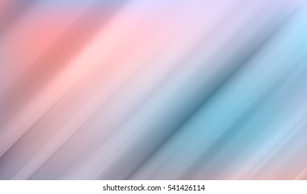 Abstract horizontal background made in cold pastel colors. Blue and pink abstract backdrop. Vector illustration for your graphic design.