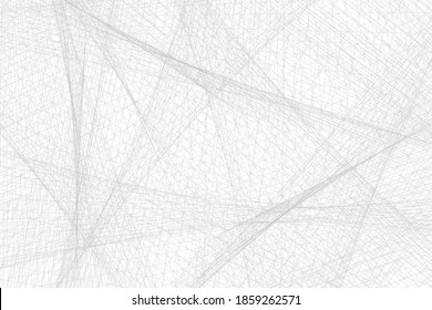 Abstract horizontal background of many intersecting black lines. A chaotic background. You can use it for your website, cover art, books, and notebooks. Stock vector illustration