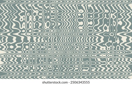 Abstract horizontal background of parallel vertical curves of ugly stripes of gray color