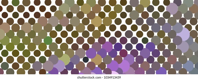 Abstract horizontal background. Spotted halftone effect. Dots, circles. Vector clip art