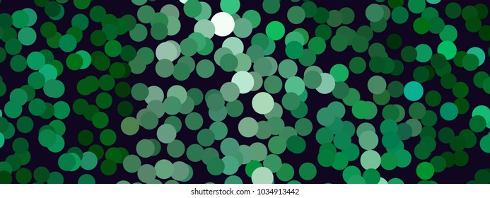Abstract horizontal background. Spotted halftone effect. Dots, circles. Vector clip art