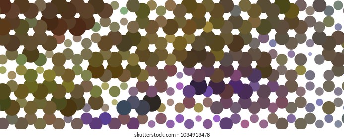 Abstract horizontal background. Spotted halftone effect. Dots, circles. Vector clip art