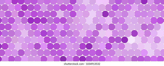 Abstract horizontal background. Spotted halftone effect. Dots, circles. Vector clip art