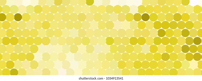 Abstract horizontal background. Spotted halftone effect. Dots, circles. Vector clip art