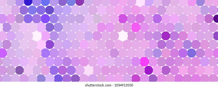 Abstract horizontal background. Spotted halftone effect. Dots, circles. Vector clip art