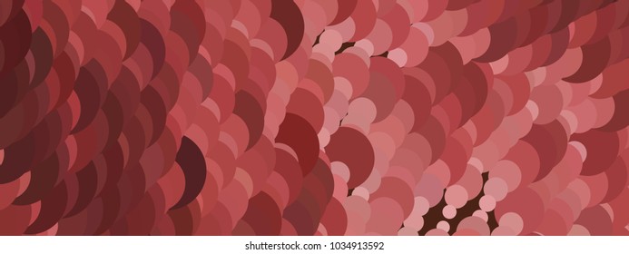Abstract horizontal background. Spotted halftone effect. Dots, circles. Vector clip art