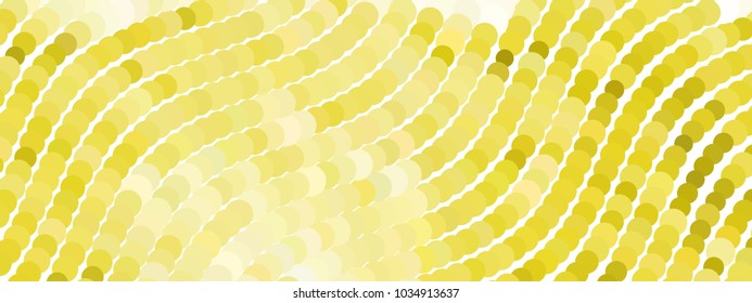 Abstract horizontal background. Spotted halftone effect. Dots, circles. Vector clip art