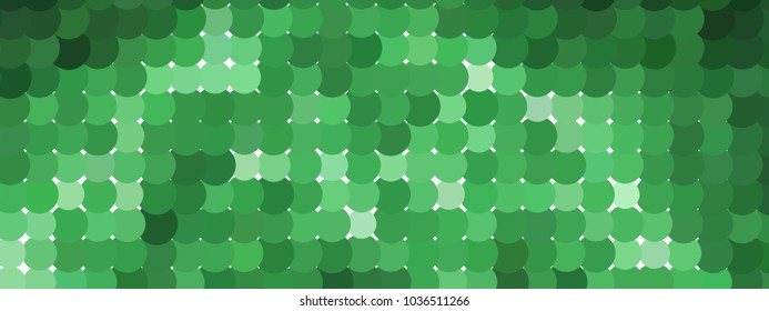 Abstract horizontal background. Spotted halftone effect. Dots, circles. Vector clip art