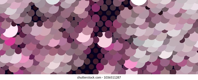 Abstract horizontal background. Spotted halftone effect. Dots, circles. Vector clip art