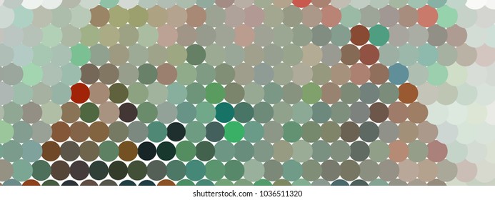 Abstract horizontal background. Spotted halftone effect. Dots, circles. Vector clip art
