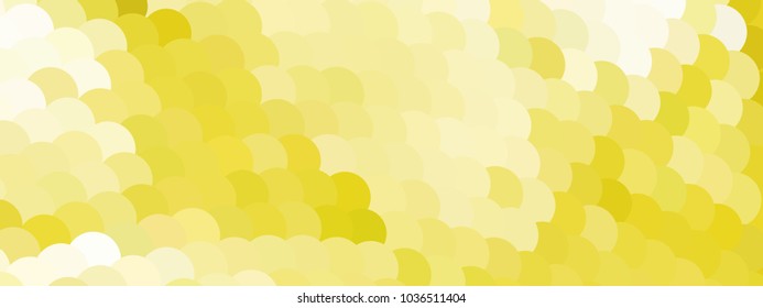 Abstract horizontal background. Spotted halftone effect. Dots, circles. Vector clip art