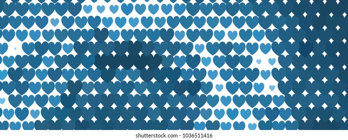 Abstract horizontal background. Spotted halftone effect. Dots, circles. Vector clip art