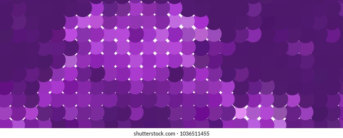 Abstract horizontal background. Spotted halftone effect. Dots, circles. Vector clip art
