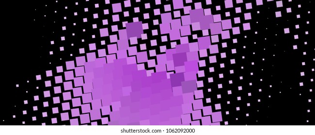 Abstract horizontal background. Spotted halftone effect. Vector clip art