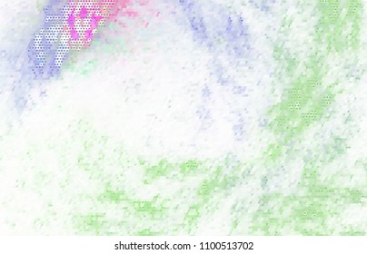 Abstract horizontal background. Spotted halftone effect. Dots, circles. Vector clip art