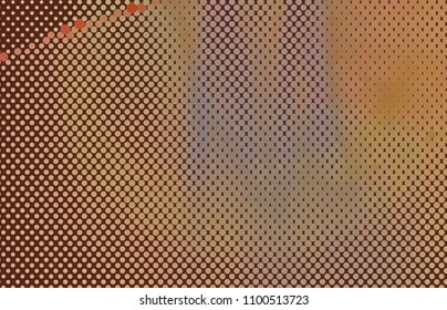 Abstract horizontal background. Spotted halftone effect. Dots, circles. Vector clip art