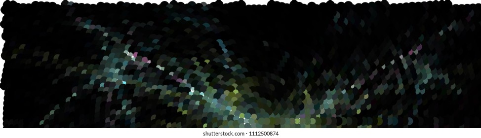 Abstract horizontal background. Spotted halftone effect. Dots, circles. Vector clip art