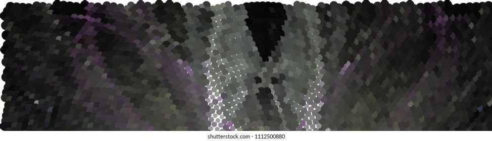 Abstract horizontal background. Spotted halftone effect. Dots, circles. Vector clip art