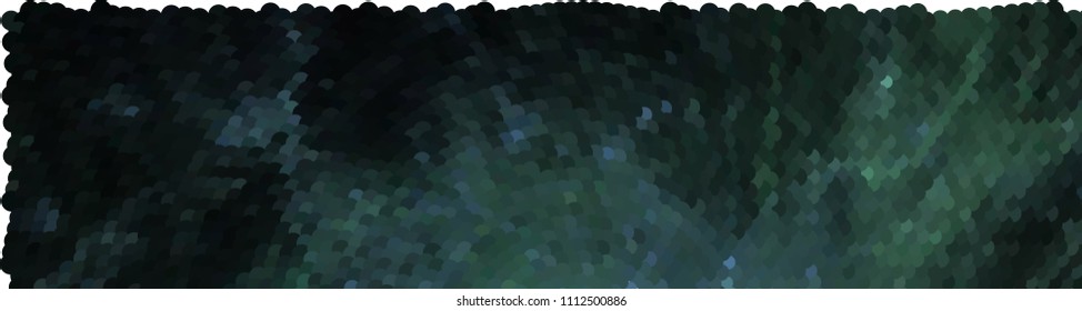 Abstract horizontal background. Spotted halftone effect. Dots, circles. Vector clip art