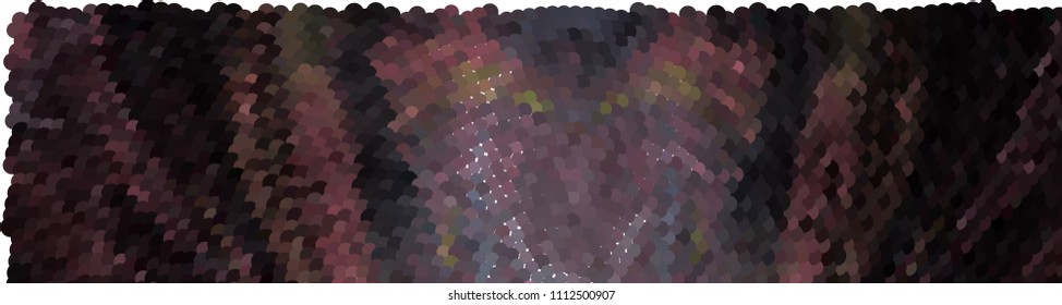 Abstract horizontal background. Spotted halftone effect. Dots, circles. Vector clip art