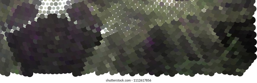 Abstract horizontal background. Spotted halftone effect. Dots, circles. Vector clip art