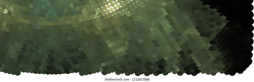 Abstract horizontal background. Spotted halftone effect. Dots, circles. Vector clip art