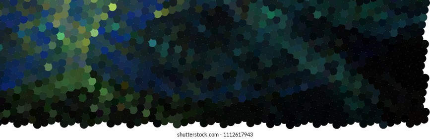 Abstract horizontal background. Spotted halftone effect. Dots, circles. Vector clip art