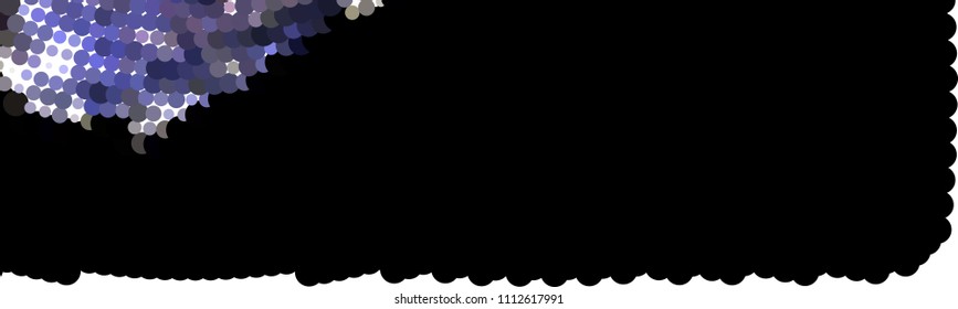 Abstract horizontal background. Spotted halftone effect. Dots, circles. Vector clip art