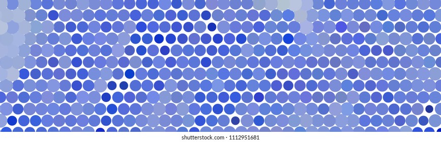 Abstract horizontal background. Spotted halftone effect. Dots, circles. Vector clip art