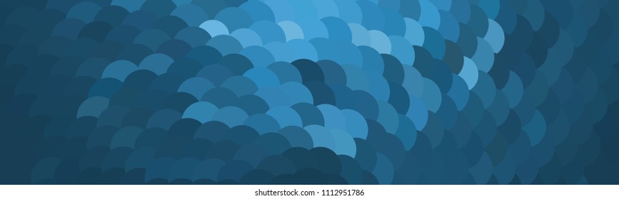 Abstract horizontal background. Spotted halftone effect. Dots, circles. Vector clip art