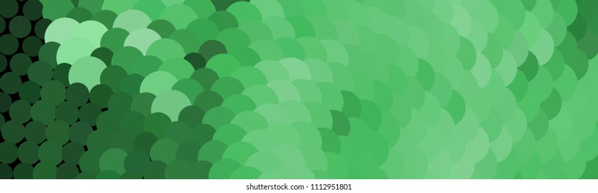 Abstract horizontal background. Spotted halftone effect. Dots, circles. Vector clip art
