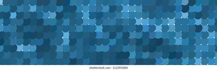 Abstract horizontal background. Spotted halftone effect. Dots, circles. Vector clip art