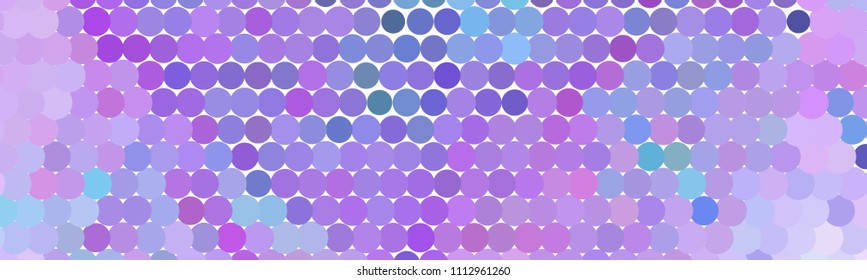 Abstract horizontal background. Spotted halftone effect. Dots, circles. Vector clip art
