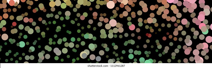 Abstract horizontal background. Spotted halftone effect. Dots, circles. Vector clip art