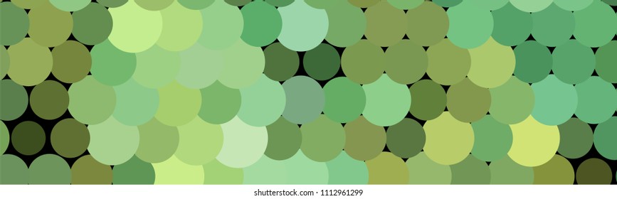 Abstract horizontal background. Spotted halftone effect. Dots, circles. Vector clip art