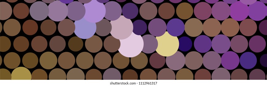 Abstract horizontal background. Spotted halftone effect. Dots, circles. Vector clip art